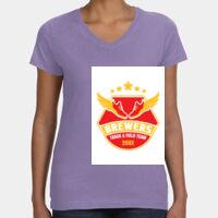 Women's V-Neck Fine Jersey Tee Thumbnail