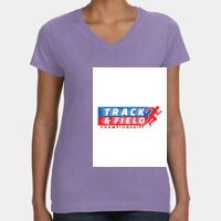 Women's V-Neck Fine Jersey Tee Thumbnail