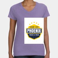 Women's V-Neck Fine Jersey Tee Thumbnail