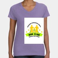 Women's V-Neck Fine Jersey Tee Thumbnail