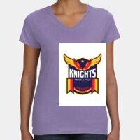 Women's V-Neck Fine Jersey Tee Thumbnail