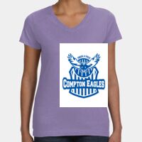 Women's V-Neck Fine Jersey Tee Thumbnail