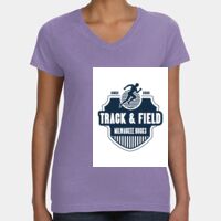 Women's V-Neck Fine Jersey Tee Thumbnail