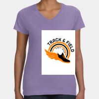 Women's V-Neck Fine Jersey Tee Thumbnail