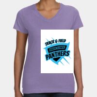 Women's V-Neck Fine Jersey Tee Thumbnail