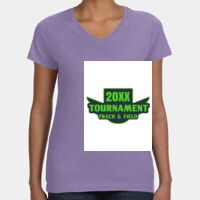 Women's V-Neck Fine Jersey Tee Thumbnail