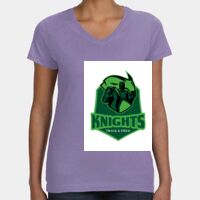 Women's V-Neck Fine Jersey Tee Thumbnail