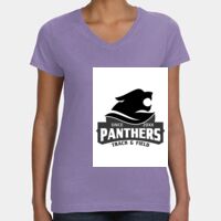 Women's V-Neck Fine Jersey Tee Thumbnail