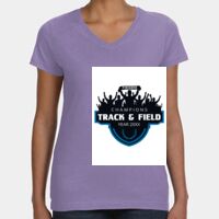 Women's V-Neck Fine Jersey Tee Thumbnail