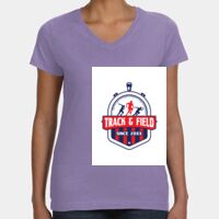 Women's V-Neck Fine Jersey Tee Thumbnail