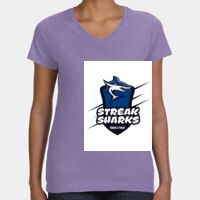 Women's V-Neck Fine Jersey Tee Thumbnail