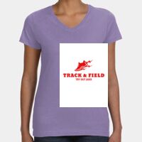 Women's V-Neck Fine Jersey Tee Thumbnail