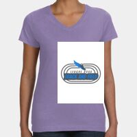 Women's V-Neck Fine Jersey Tee Thumbnail