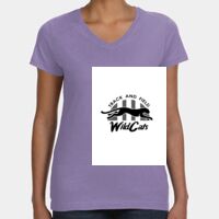 Women's V-Neck Fine Jersey Tee Thumbnail