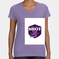 Women's V-Neck Fine Jersey Tee Thumbnail
