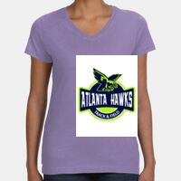 Women's V-Neck Fine Jersey Tee Thumbnail