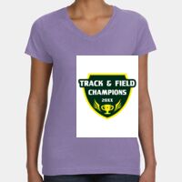 Women's V-Neck Fine Jersey Tee Thumbnail