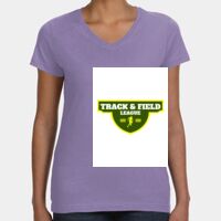 Women's V-Neck Fine Jersey Tee Thumbnail
