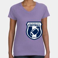 Women's V-Neck Fine Jersey Tee Thumbnail