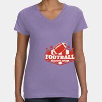 Women's V-Neck Fine Jersey Tee Thumbnail