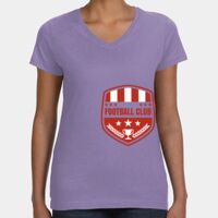 Women's V-Neck Fine Jersey Tee Thumbnail