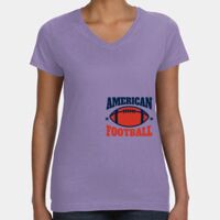 Women's V-Neck Fine Jersey Tee Thumbnail