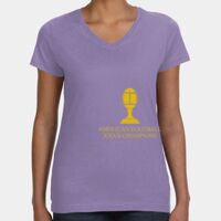 Women's V-Neck Fine Jersey Tee Thumbnail