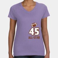 Women's V-Neck Fine Jersey Tee Thumbnail