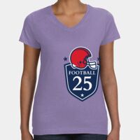 Women's V-Neck Fine Jersey Tee Thumbnail