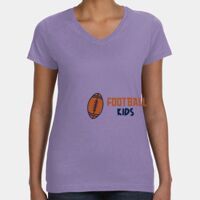 Women's V-Neck Fine Jersey Tee Thumbnail