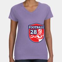 Women's V-Neck Fine Jersey Tee Thumbnail