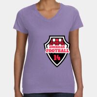 Women's V-Neck Fine Jersey Tee Thumbnail