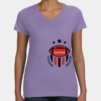 Women's V-Neck Fine Jersey Tee Thumbnail