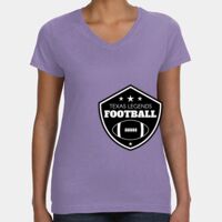 Women's V-Neck Fine Jersey Tee Thumbnail