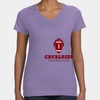 Women's V-Neck Fine Jersey Tee Thumbnail