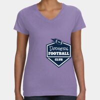 Women's V-Neck Fine Jersey Tee Thumbnail