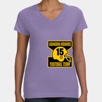 Women's V-Neck Fine Jersey Tee Thumbnail