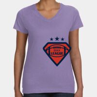 Women's V-Neck Fine Jersey Tee Thumbnail