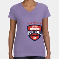 Women's V-Neck Fine Jersey Tee Thumbnail