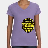 Women's V-Neck Fine Jersey Tee Thumbnail