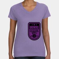 Women's V-Neck Fine Jersey Tee Thumbnail