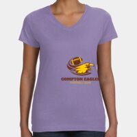Women's V-Neck Fine Jersey Tee Thumbnail