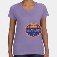 Women's V-Neck Fine Jersey Tee Thumbnail