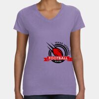 Women's V-Neck Fine Jersey Tee Thumbnail