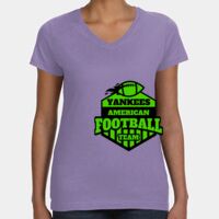 Women's V-Neck Fine Jersey Tee Thumbnail