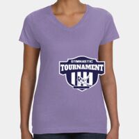 Women's V-Neck Fine Jersey Tee Thumbnail