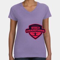 Women's V-Neck Fine Jersey Tee Thumbnail