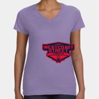 Women's V-Neck Fine Jersey Tee Thumbnail