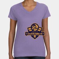 Women's V-Neck Fine Jersey Tee Thumbnail