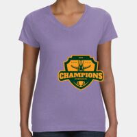 Women's V-Neck Fine Jersey Tee Thumbnail